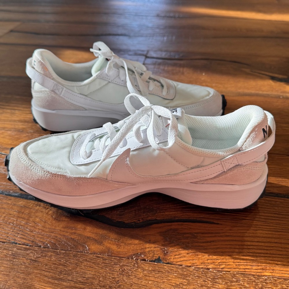 Nike Waffle Debut Summit White Orewood Brown Sneakers Womens 9 - Picture 7 of 9